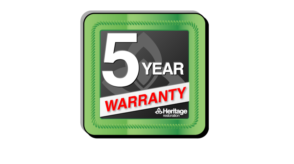 5-Year Workmanship Warranty